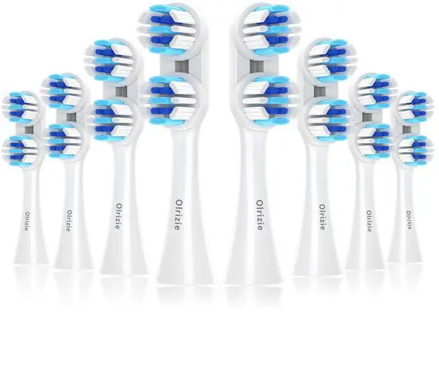 Main image of Replacement Toothbrush Heads Compatible with Spinbrush Pro Clean(Old), High Efficiency Cleaning Electric Toothbrush Replacement Heads with Dua Head Design & Medium Bristles, 8 Pack