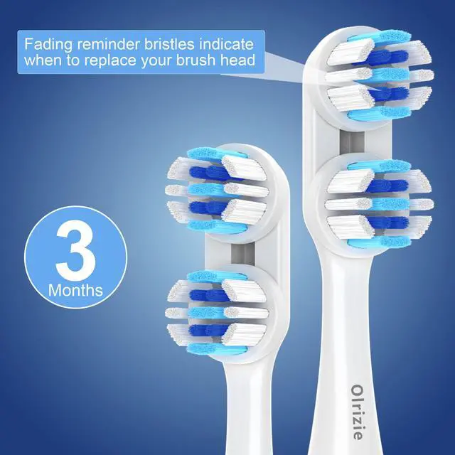 Alt view image 5 of 7 - Replacement Toothbrush Heads Compatible with Spinbrush Pro Clean(Old), High Efficiency Cleaning Electric Toothbrush Replacement Heads with Dua Head Design & Medium Bristles, 8 Pack