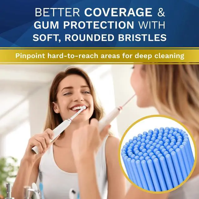 Alt view image 6 of 7 - Replacement Toothbrush Heads Compatible with Oral B - 16 Pack Aster Toothbrush Head Compatible with Oral B Braun Electric Brush Heads Refill for 7000/Pro 1000/9600/ 5000/3000/8000