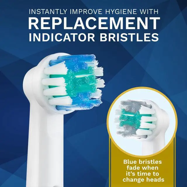 Alt view image 3 of 7 - Replacement Toothbrush Heads Compatible with Oral B - 16 Pack Aster Toothbrush Head Compatible with Oral B Braun Electric Brush Heads Refill for 7000/Pro 1000/9600/ 5000/3000/8000
