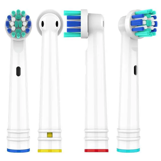 Alt view image 6 of 7 - Replacement Toothbrush Heads Compatible with Oral-B Electric Toothbrush, 16 Pack Individually Sealed Electric Toothbrush Refills for Pro 1000/3000/5000/7000/8000/9600
