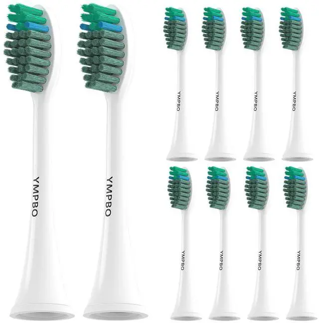 Main image of 10 Pack Toothbrush Replacement Heads Compatible with TAO Clean Sonic Toothbrush Adults, Tooth Brush Head Toothbrush Heads Refill, Medium Bristles, Whitening