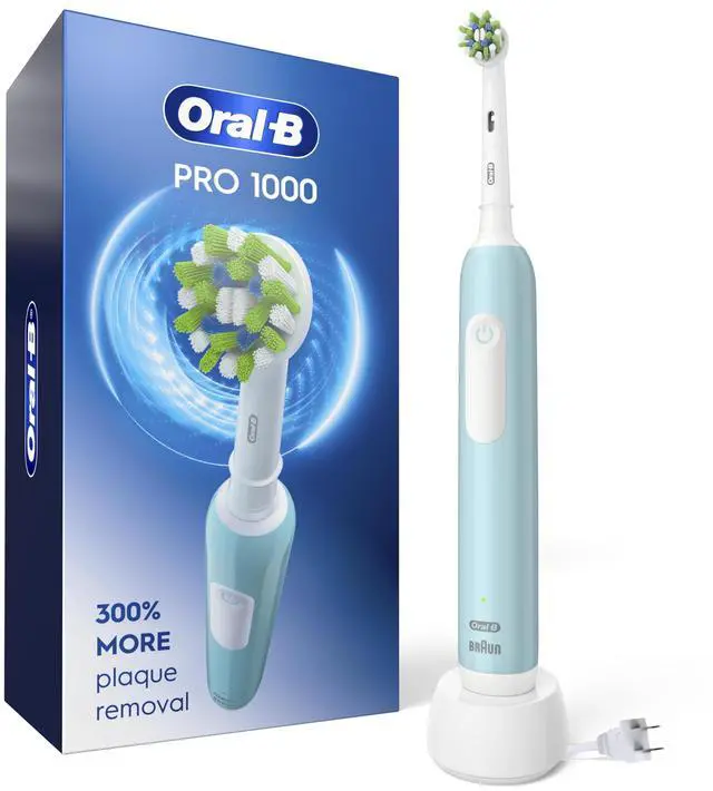 Main image of Pro 1000 CrossAction Electric Toothbrush, Green