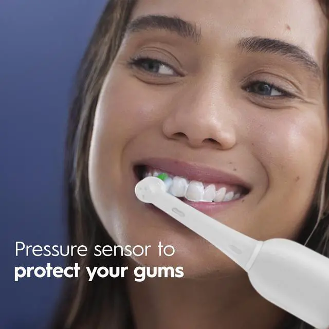 Alt view image 3 of 7 - Pro 1000 CrossAction Electric Toothbrush, Green