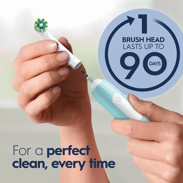 Alt view image 5 of 7 - Pro 1000 CrossAction Electric Toothbrush, Green