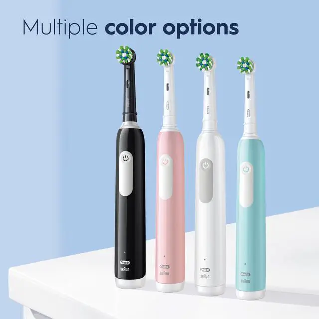 Alt view image 7 of 7 - Pro 1000 CrossAction Electric Toothbrush, Green