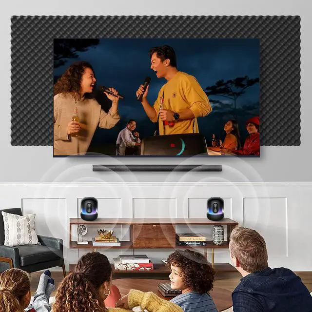 Alt view image 5 of 7 - 6 Pack 1.5"X12"X12" Acoustic Foam, Sound Proof Egg Crate Foam(Most Soundproofing Design), Upgraded Acoustic Panels, Fire-Retardent Sound Proof Foam Panels for Walls, Doors, Sound Foam Made by