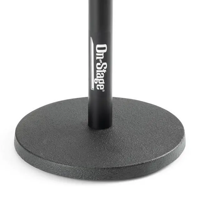Alt view image 6 of 7 - DS7200B Adjustable Desktop Mic Stand (for Recording, Streaming, Podcasting, Bass, Drums&Amps, Adjustable Height, Round Weighted Base, 5/8-27 Threading, Metal, Black)