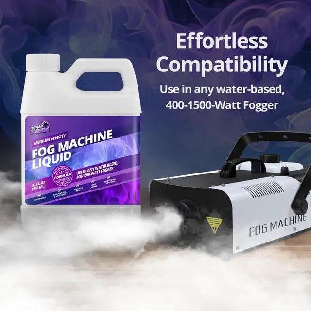 Alt view image 5 of 7 - Fog Machine Liquid - 32oz Smoke Machine Fog Juice for Halloween Party, Medium Density, Long-Lasting, Low-Lying, High Output, Water-Based.