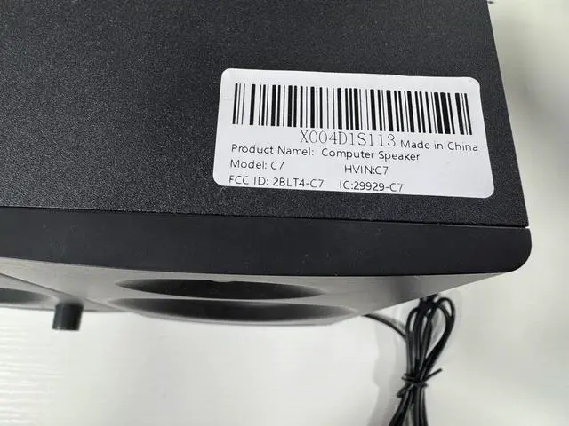 Alt view image 7 of 7 - C7 Dual-Mode 2.0 Studio Monitors, Active Monitor Speakers for Near Field Music Production, Bluetooth 5.3 Wireless Computer PC Monitor Gaming Bookshelf Speakers(Pair, Black)