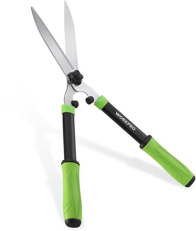 Main image of Hedge Shears, 23'' Manual Hedge Trimmers with Chrome Plated Steel Blade & Ergonomic Handle, Home Garden Pruner Hedge Clippers Perfect for Trimming Borders, Boxwood, and Tall Bushes