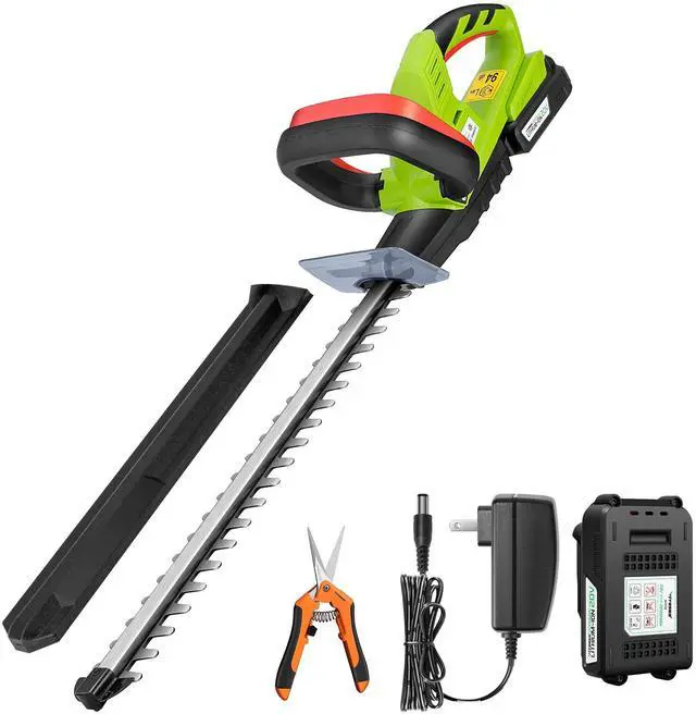 Main image of 20" Cordless Hedge Trimmer, 20V Electric Bush Trimmer, 1400 RPM Shrub Trimmer, Dual-Action Laser Blade, 3/5" Cutting Capacity, Lightweight & Compact Trimmer, Battery and Fast Charger Included