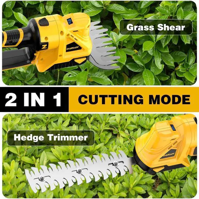 Alt view image 2 of 7 - Cordless Hedge Trimmer for Dewalt 20V MAX Battery (No Battery) - Electric Hedge Trimmer Cordless Grass Trimmer, Bush Trimmer & Grass Shears for YardBrushless MotorPowerful & Lightweight