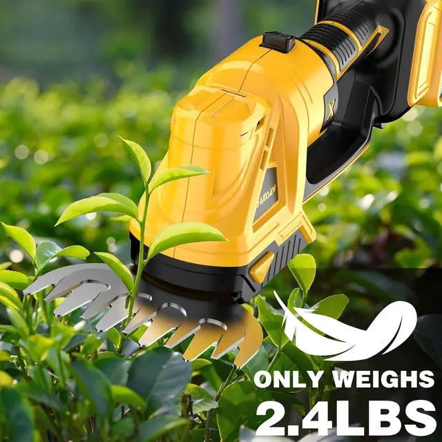 Alt view image 3 of 7 - Cordless Hedge Trimmer for Dewalt 20V MAX Battery (No Battery) - Electric Hedge Trimmer Cordless Grass Trimmer, Bush Trimmer & Grass Shears for YardBrushless MotorPowerful & Lightweight