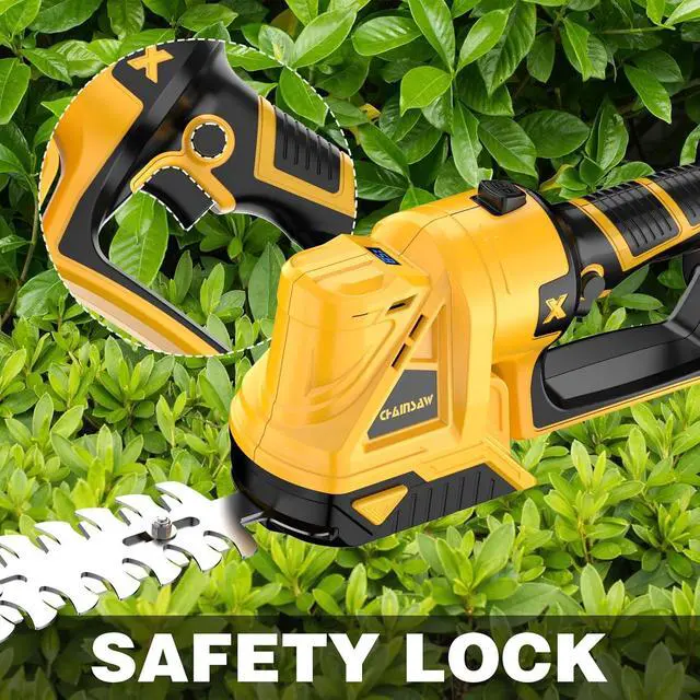 Alt view image 5 of 7 - Cordless Hedge Trimmer for Dewalt 20V MAX Battery (No Battery) - Electric Hedge Trimmer Cordless Grass Trimmer, Bush Trimmer & Grass Shears for YardBrushless MotorPowerful & Lightweight