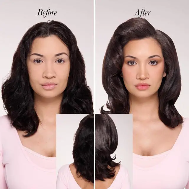 Alt view image 5 of 7 - Le Volume Elevé 65MM 2-in-1 Titanium Brush Dryer | Dry and Style | Unique Teardrop Shape Barrel | 3 Heat Settings | 360° Vented Airflow | Ionic Technology for Frizz-Free Styling (Blush)