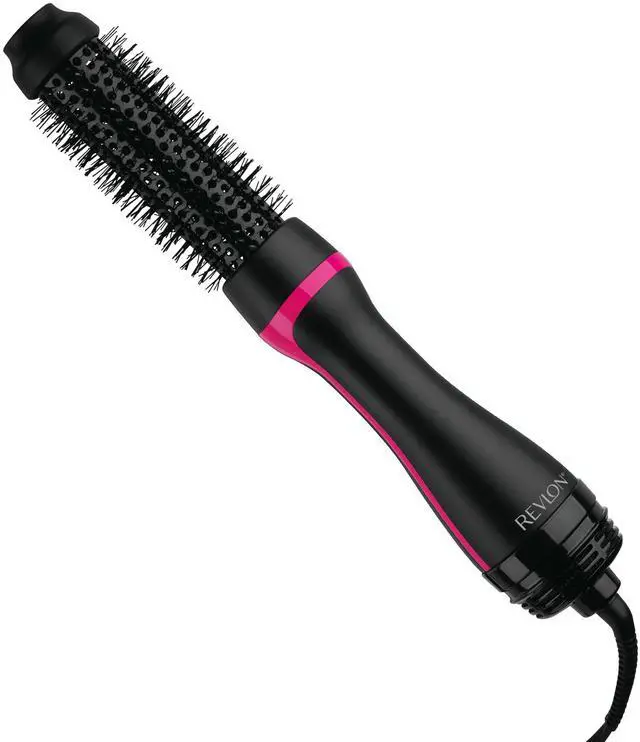 Main image of One-Step Root Booster Hot Air Brush Styler and Dryer, Revive Styles and Add Volume to hair with this Dryer Brush, 1 ½ inch Barrel (Black)