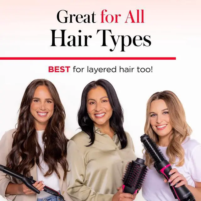 Alt view image 7 of 7 - One-Step Root Booster Hot Air Brush Styler and Dryer, Revive Styles and Add Volume to hair with this Dryer Brush, 1 ½ inch Barrel (Black)
