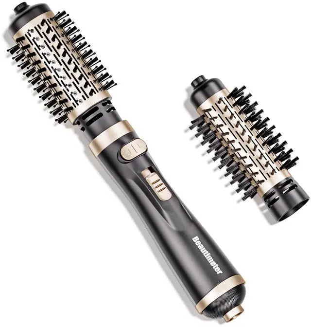 Main image of Hair Dryer Brush 3-in-1 Hair Styler, Rotating Blow Dryer Brush with 2-Inch and 1.5-Inch Brushes