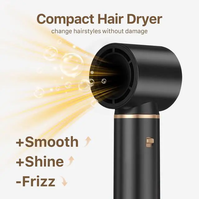 Alt view image 4 of 7 - Hot Air Styler Brush Set for Women 5 in 1, 800W 3 Level Temp Hairdryer Comb for Rotating Curling Straightening Volumize Auto Wrap Curler Multi-Styler Hair Styling Tools for Multi Hair Home