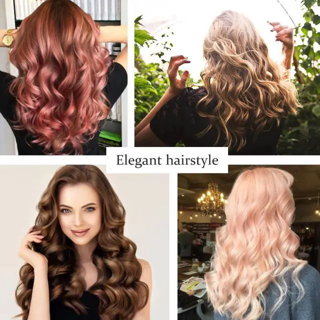 Alt view image 6 of 6 - 3 Barrel Curling Iron Jumbo 1.25 inch (32mm) Hair Curling Wand Crimper Instant Heating Adjustable Hair Curler with 2 Temperature Control