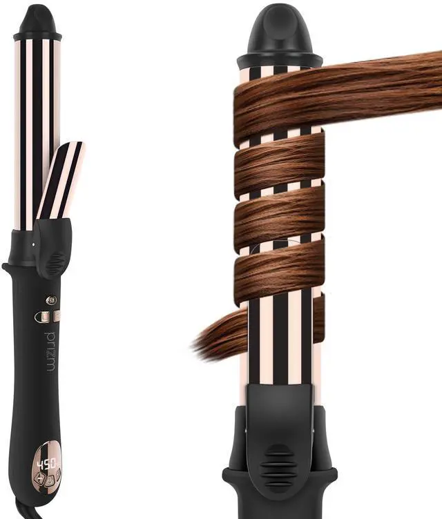 Main image of 1.25inch/32mm Automatic Curling Iron for Big Curler, Rotating Curling Wand Up to 450°F, LCD Display, Auto-Shut Off & Dual Voltage, Negative Ion