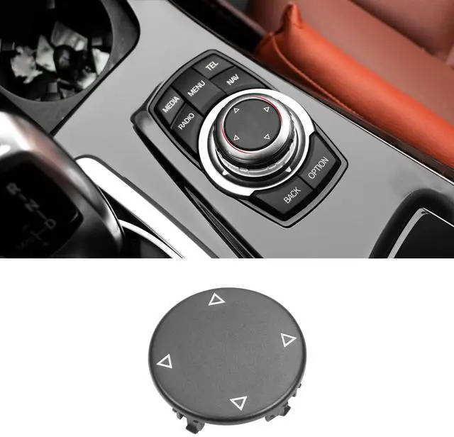 Alt view image 3 of 7 - Compatible with BMW iDrive Knob Button Replacment Multimedia iDrive Control Knob Button for 1' F20 F21/3' F30 F31 F34 GT/5' F07 F10 F11/7' F01 F02 F04/X3 F25 Series