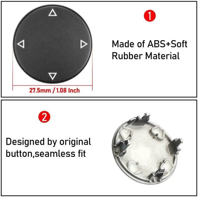Alt view image 6 of 7 - Compatible with BMW iDrive Knob Button Replacment Multimedia iDrive Control Knob Button for 1' F20 F21/3' F30 F31 F34 GT/5' F07 F10 F11/7' F01 F02 F04/X3 F25 Series