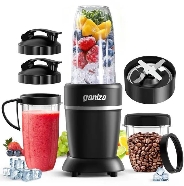 Main image of Smoothie Blender Max 1300W, Personal Kitchen Blender & Grinder Combo