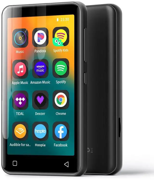 Main image of MP3 Player with Bluetooth and WiFi,MP3 Player with Spotify,Spotify Kids,Audible,Pandora,Amazon Music,4" Music Player MP4 Up to 1TB(80GB,Red_Black)