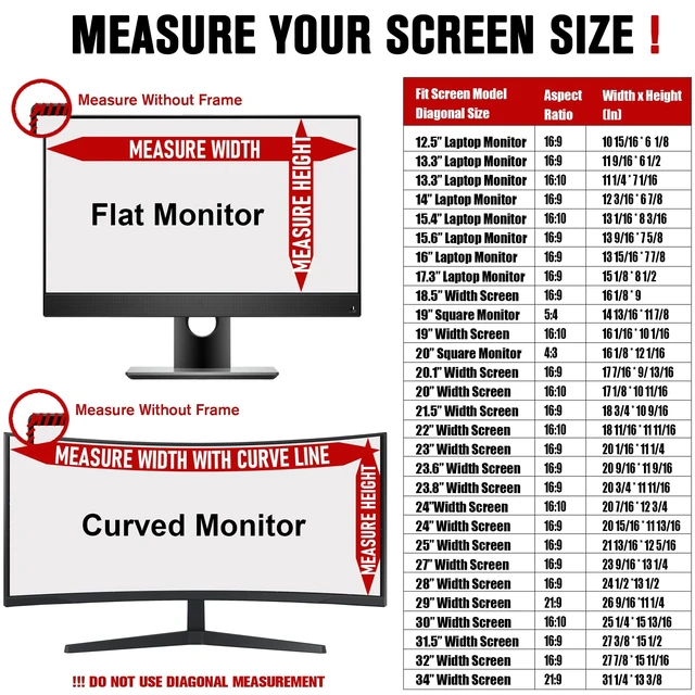 Alt view image 2 of 5 - ZYY 2 PACK Computer Monitor Privacy Screen 23 Inch for 16:9 Aspect Ratio