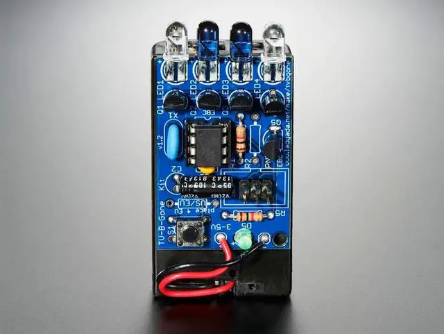 Alt view image 3 of 5 - Adafruit TV-B-Gone Kit - Universal v1.2