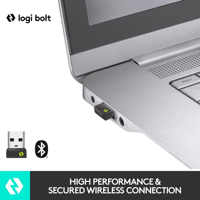 Alt view image 2 of 5 - Logitech MX Keys Mini Wireless Illuminated Keyboard for Business, Compact, Logi Bolt Technology, Backlit, Rechargeable, Globally Certified, Windows/Mac/Chrome/Linux - Graphite