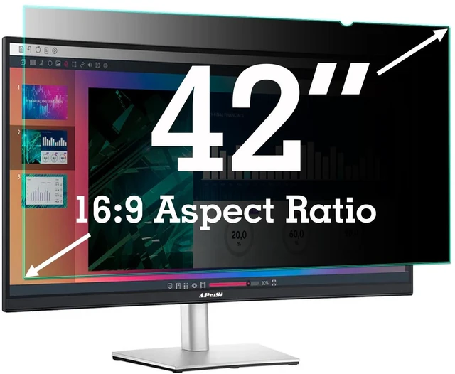 Main image of APeiSi 42 Inch Privacy Screen Filter for Widescreen 16:9 TV Monitor