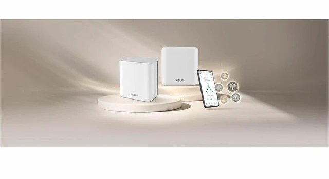 Alt view image 2 of 5 - ASUS ZenWiFi BD4 WiFi 7 Mesh Router - 6,500 sq. ft., 3.6 Gbps (3 Pack)