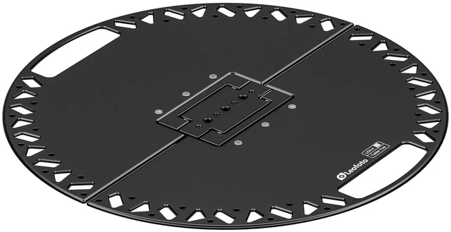 Main image of LEOFOTO Multifunctional Folding Tray, Portable Tripod Mountable Table with Arca Compatible Clamp, 3/8" and 1/4" Mounting Holes, Accessory Cutouts (LCH-4)