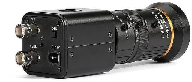 Alt view image 2 of 5 - SDTNOVA HD SDI Camera, 2 MP 1080P HD Digital CCTV Security Camera, 1/2.8 High Sensitivity Sensor CMOS with 5-50mm Manual Varifocal HD 3MP Lens, DC12V 1A Adapter Free by Click Below Extra Saving