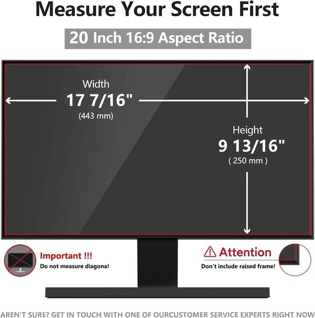 Alt view image 2 of 5 - 20 Inch Computer Privacy Screen Shield 2 Pack for 16:9 Widescreen Desktop