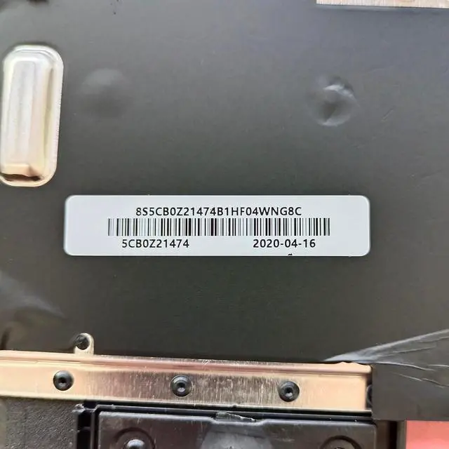 Alt view image 5 of 5 - Lyinsen Replacement for Lenovo Chromebook 100E 2nd Gen AST 82CD Laptop Upper Case Palmrest Non-Backlit Keyboard Assembly Part 11.6" 5CB0Z21474 Top Cover Black