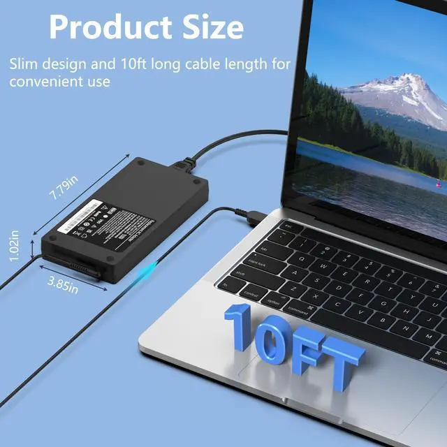 Alt view image 3 of 5 - Govvep 230W Type C Laptop Charger