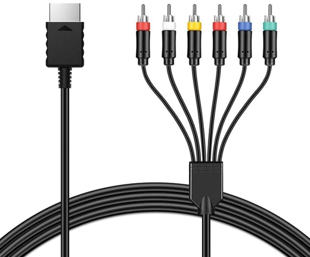 Main image of Azduou Premium Ypbpr Component Video Cable for PS2/3 with True Ypbpr HD Signal Output