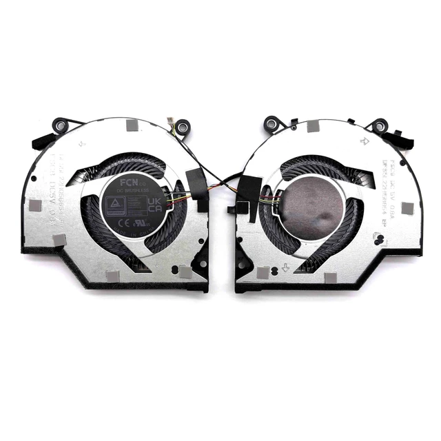 Alt view image 2 of 4 - New CPU + GPU Cooling Fan Replacement for ASUS 2024 ROG Zephyrus G16 GU605M