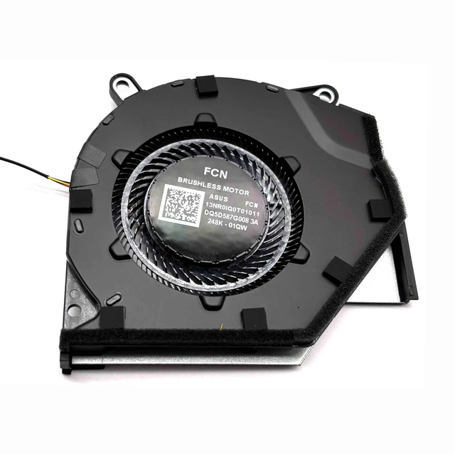 Alt view image 4 of 4 - New CPU + GPU Cooling Fan Replacement for ASUS 2024 ROG Zephyrus G16 GU605M