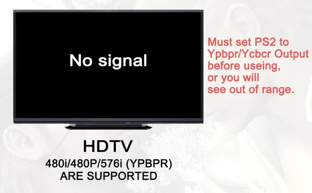 Alt view image 5 of 5 - Azduou Premium Ypbpr Component Video Cable for PS2/3 with True Ypbpr HD Signal Output