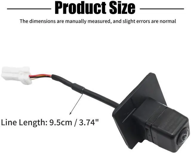 Alt view image 2 of 5 - Hoypeyfiy 86267SG500, Car Rear View Back Up Camera, Park Assist Reverse, Rear Vision Camera, Replacement for Subaru Forester 2017 2018