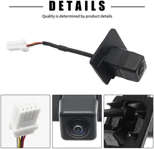 Alt view image 3 of 5 - Hoypeyfiy 86267SG500, Car Rear View Back Up Camera, Park Assist Reverse, Rear Vision Camera, Replacement for Subaru Forester 2017 2018
