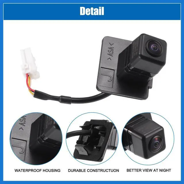 Alt view image 4 of 5 - VekAuto Car Rear View Back Up Camera Wide Angle Park Assist Reverse Camera Fit for Subaru Forester 2017 2018 No.86267SG500 - Pack of 1 Auto Accessories