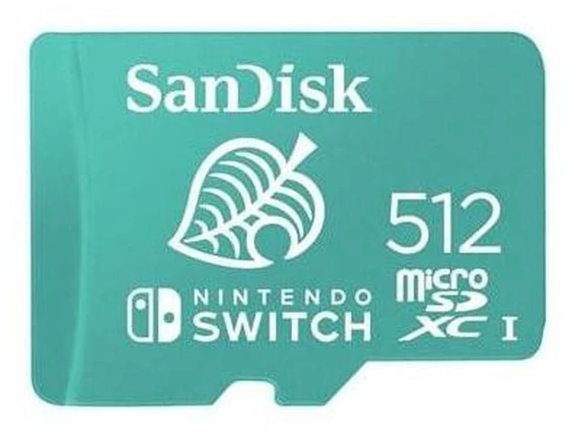 Alt view image 4 of 5 - SANDISK 512GB microSD Card, Animal Crossing Leaf Edition