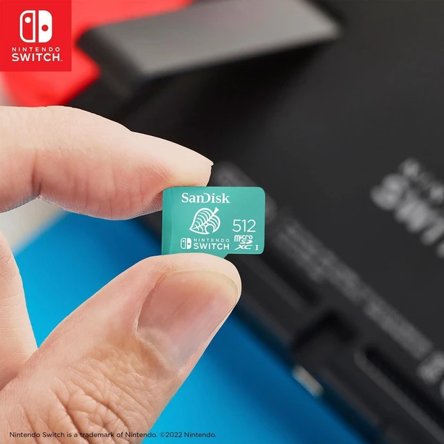 Alt view image 3 of 5 - SANDISK 512GB microSD Card, Animal Crossing Leaf Edition