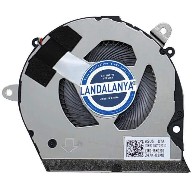 Alt view image 3 of 4 - LANDALANYA Replacement New CPU Cooling Fan for ASUS UX8406 UX8406M UX8406MA UX8406C UX8406CA Series ND55C0W-23G14 ND65C33-24A03 DC5V 0.50A Fan